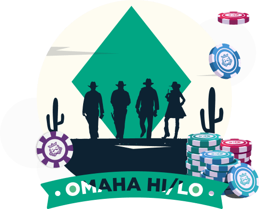 En-tête du poker Omaha Hi-Lo